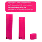 5ml 25Pcs Empty Oval Deodorant Lip balm Tubes Containers Twist-up Refillable Containers for Lipstick,Chapstick,Homemade Lip balm,DIY Deodorants(Hot Pink)
