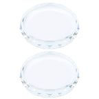 2PCS Nail Art Painting Color Toning Glass Board,