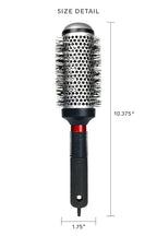 Cricket Technique Thermal Hair Brush #370 1.75” for Blow-Drying, Curling, and Styling – Heat-Retaining Barrel with Anti-Static Tourmaline Bristles, Round Thermal Brush, Ideal for All Hair Types