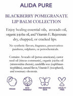 Blackberry Pomegranate Lip Balm Collection, Vegan Lips,