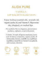 Vanilla Lip Balm Collection, Vegan Lip Lips,