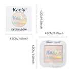 Sheer White Nude Glitter Eyeshadow – Champagne Shimmer Eye Shadow, Daily Waterproof Long-Lasting Eyeshadow Powder Palette for Women Neutral Eye Makeup sombras para ojos (02)