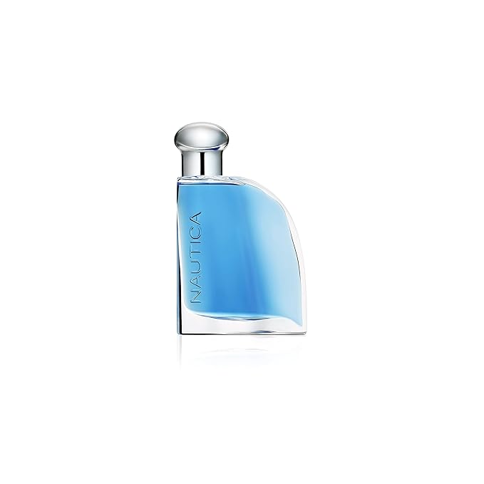Nautica Blue Eau de Toilette 1.6 fl oz (Pack of 1), Notes of Basil, Jasmine, and Cedarwood, Men's Fragrance, Long Lasting, Everyday Fragrance, Travel Size