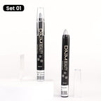 Kaely 2Pcs Cream Eyeshadow Stick Set for Eyes,Pearl White & Pearl Black Shimmer Pen,Eye Brightener Halloween Makeup,sombras para ojos,Smooth Eye Shadow Highlighter Crayon Pencil Waterproof,01+03