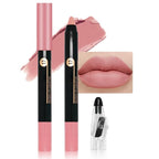 Nude Pink Crayon Matte Lipstick Lip Liner Pencil, Moisture Smooth Lipstick Pencil,With pencil sharpener Sharpenable Lip Pencil, Ultimate Lip Crayon for Women Smudgeproof Waterproof 17#