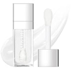 Lip Oil Hydrating Tinted Lip Balm, Plump Lip Gloss Lip Care Transparent Toot Lip Oil Tinted (004# Transparent)