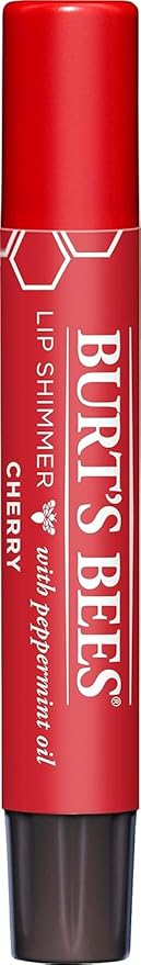 Burt's Bees 100% Natural Moisturizing Lip Shimmer, Cherry Moisturizing
