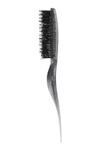 Cricket Amped Up Teasing Hair Brush - Adds Major Volume and Shine, Heat Resistant, Ideal for Slick Back, Updos, and Detangling All Hair Types, Ergonomic Handle and Sectioning Tip, Sparkle Black