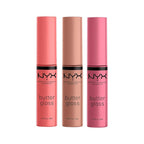 NYX PROFESSIONAL MAKEUP Butter Gloss, Non-Sticky Lip Gloss - Pack Of 3 (Angel Food Cake, Creme Brulee, Madeleine)