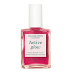 Manucurist Active Glow Blueberry All-in-One Perfecter Nail Polish & Care - No Lamp - Vegan & Made in France Ultra-Glowy Rose Mirror-Like Shine - Nail Concealer & Care - Plant-Based Ingredients
