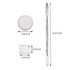 Strong 4-layers Empty magnetic palette book palette（White wood