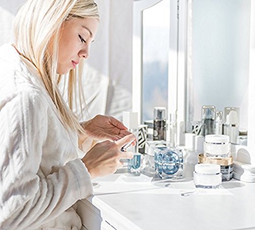 Forever Flawless Diamond Infused Eye Serum. Blue Diamond Eye Serum Formulated to Diminish Puffiness, Bags, Dark Circles, Wrinkles, and Fine-Lines around the Eyes.