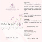 Rosewater Glycerin Mist Toner Bulk Spray Facial Body Floral Cleanser Pure Rose Hydrosol Vegetable Glycerine Moisturizing Cleansing Toning Mix Face Skin Hair Body - Packaging May Vary (32 Ounces)