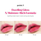 ETUDE Dear Darling Oil Tint #6 Pink Oil 4.2g | High Moisturizing and Strong Hydrating Lip Oil/Lip Gloss | Smooth and Moist Lips | Non-Sticky Lip Oil Tint For Dry Lips | K-beauty