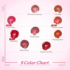 Moonshot KOREA Conscious Fit Mellow Lip Stain Longwear, Weightless, Not Animal Tested,Glow-Boosting, Long-Lasting, Comfortable, Non-Sticky,k-beauty, (Burning Mars, 04)