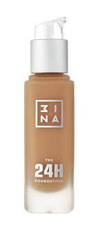 3INA The 24H Foundation 648-24H Long-Wearing Formula - Medium To High Buildable Coverage - Smooth Matte Finish - Expanded Shade Selection - Waterproof, Cruelty Free, Vegan Makeup - 1.01 Oz