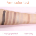 9 Colors Nude Eyeshadow Palette Makeup,Taupe Bronze Brown Matte Cream Eye Shadow,High Pigmented Natural Neutral Eyeshadow Palette Nude,Naturing-Looking Long Lasting Waterproof Blendable