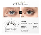 Magnetic Eyelashes with Applicator Kit, No.17 Ice Black, Reusable Magnetic Lashes without Eyeliner, Glue-free False Lashes, Waterproof, Lightweight, Suit for Heavy Makeup