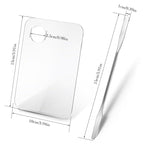 Makeup Palette Tray, Acrylic Foundation Palette with Spatula Tool, Makeup Mixing TrayApply for Foundation Eye Shadow Lipsticks Nail Art Professional Pigment Blending