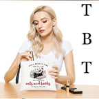 Book lovers gifts makeup bag