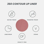 Wonderskin Lip Liner Pencil - 360 Contour Lipliner,