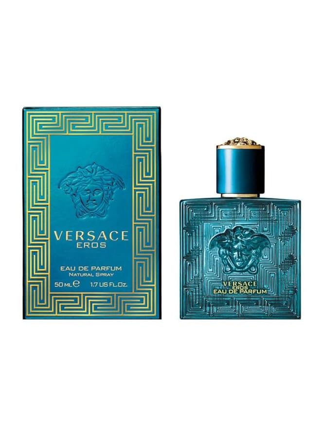 Versace Eros Eau De Parfum Spray for Men, 3.4 Ounce
