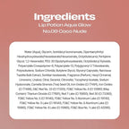 Lip Potion Aqua Glow No.9 Coco Milk | Hydrating, Non-Sticky Gloss with Sheer Radiance | 0.3 Oz