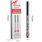 2pcs Lip Stain Peel Off - Lip Liner Stain Long Lasting Waterproof,2-in-1 Lip Liner with Tweezer Nude Matte,Non-Stick Cup,Highly Pigmented，Natural Finish,Stay On All Day,Perfect for Gift (Nude+Cocoa)