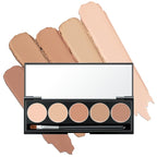 5 In 1 Multi-Use Correcting Concealer Palette,Waterproof Long
