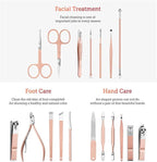 Manicure set - luxurious leather