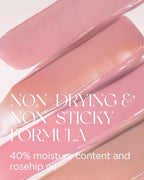 Non-Section Glowy Tint – 112 TENDER BREEZE – Glass Lasting Transparent & Flexible Lip Makeup - Moisturizing Lip Stain for Glossy Finish – Buildable Lipstick for Fuller Looking Lip, 0.17 fl.oz.