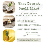 Shampoo Bar and Conditioner Set with Travel Case | Strengthen and Repair Dry Hair | Coconut, Castor Oil, Shea Butter | Made in USA | 2-pk