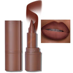 Erinde 2-in-1 Lip Liner and Lipstick Lip Combo Set, Matte Nude Dark Brown Red Lip Liner Creamy Lip Pencil Crayon, High Pigmented Long lasting Lipstick Makeup, 03# Caramel Brulee