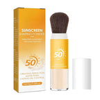 Mineral Sunscreen Setting Powder, SPF 50 Mineral Sunscreen Setting Powder for Face, Oil Control Natural Matte Finish, Mini Sunscreen Bulk Powder, Long-Lasting Lightweight Breathable