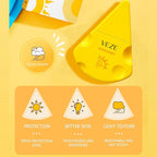 VENZEN Avocado Butter Cheese Sunscreen Isolation Light SPF50+ PA+++ UVA/UVB Moisturizing Protects From Sunburn 30g / 1.06fl.oz