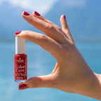 PODERM - nail Polish – Enriched with Tea Tree – Improves nail appearance – Ingredients Natural/Vegan - foot/hand - Swiss Made (Red allure)