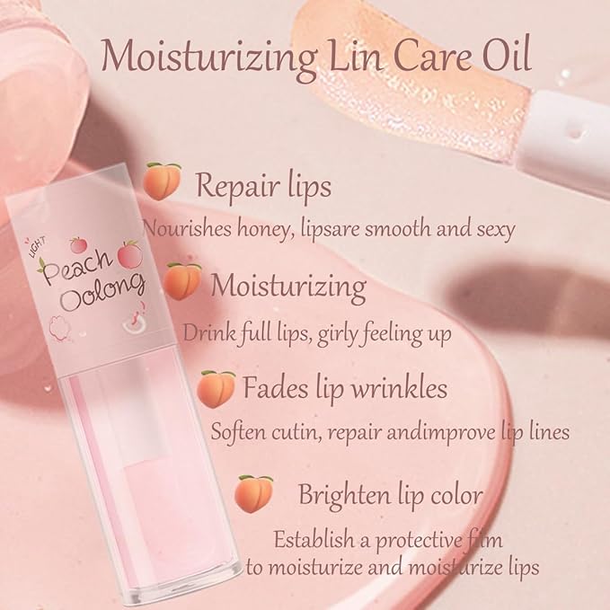 4PCS Hydrating Clear Lip Oil,Jelly Honey Lip Gloss Oil,Korean Big Brush Lip Oil,Long-lasting Moisturizing Nourishing Lip Balm,Plumping Lip Fresh Texture Clear Lip Gloss,Makeup Lip Care Tools