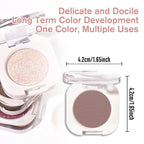 Brown Taupe Single Eyeshadow Makeup, Neutral Powde Eye Shadow for Older Women,Light Cocoa Matte Singles Eyeshadow Palette Pigmented Waterproof,sombras para ojos,Girls Monochrome Eyeshadows Gift