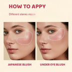 Shiny Blush 12 Color Cream High-Pigmented Buildable Face Blush Long-Lasting Natural Look Face Blush for Cheeks (Color 02)
