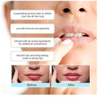 GECOMO Lip Liner Peel Off Lip Liner Tattoo, Peel Off Lip Stain, Long Lasting Lip Stain Peel Off Lip Liner Tattoo Highly Pigmented Lip Tint Stain - Light Brown