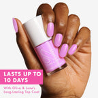 Olive & June Long Lasting Nail Polish | Gel-Like Finish No Lamp Needed | Lasts up to 10 days | Salon-Quality Color at Home | 15-Free, Vegan & Cruelty-Free Chip-Resistant Shine | Fierce & Loving Lilac
