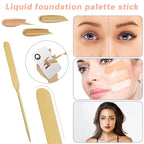 3PCS Makeup Mixing Palette, Stainless Steel Cosmetic Makeup