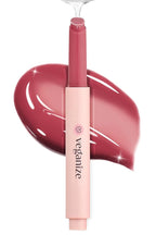 Veganize Collagen Lip Glass Balm | Hydrating Lip Balm in 9 Vibrant Colors | Moisturizing Lip Care Infused with Collagen Jelly Magic | No Animal Trial Lip Balm 0.06 oz (No. 9 Mauve Plum)