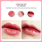 Lip Color Lip Oil, Hydrating, Plumping, Glossy Finish (#01 Pink, 2 Pack)
