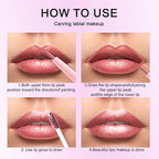 evpct Pine Red Metallic Glitter Lip Liner and Lipstick Combo Lip Gloss Stain Set Makeup for Women Long Lasting Waterproof 24, Warm Pink Metallic Shimmer Frosted Iridescent Shiny Liquid Lipstick 09