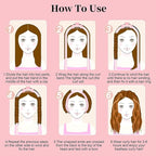 Upgraded 60" Extra Long Soft Heatless Hair Curlers to Sleep In, No Heat Hair Rollers (Pink)