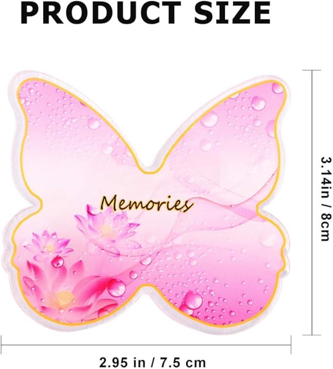 Minkissy 2pcs Resin Nail Art Palette Polish Holder Drawing Color Palette Nail Art Painting Gel Palette Manicure Tool Style 3