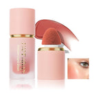 AKARY Mousse Liquid Blush, Soft Cream Makeup Blush, Cheek Tint(02#Rose)