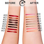 3 Colors Peel Off Lip Liner Stain with Tweezer, Long Lasting Waterproof Lip Tint Stains Makeup Set with Matte Finish for Women, Natural Look, Easy to Use, for All Skin Types (#015, M)