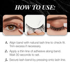 Ardell Faux Mink Lashes 815, Ultra-Soft, Natural Look False Eyelashes, Reusable Strip Lashes, 4 Pairs, 1 Pack
